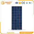 petit panneau solaire photovoltaïque de 140 watts de 4BB avec des certificats d&#39;OIN de la CE TUV de TUV